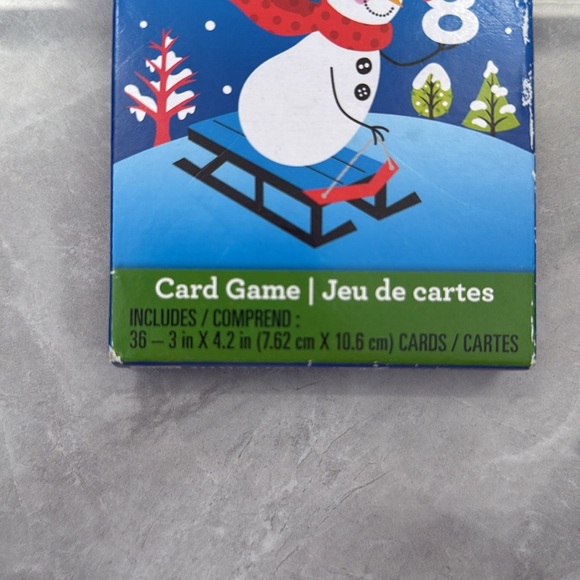 Kid's Winter Christmas Crazy Eights Card Game - Picture 2 of 11
